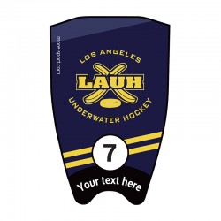 Fins sticker : Los Angeles "LAUH" top