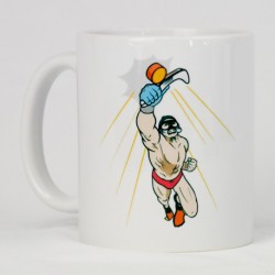 Apportez un bout de votre sport dans votre quotidien avec ce beau mug à l'effigie du hockey sub' 