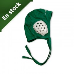 Green cap for underwater hockey coach
