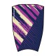Fin sticker: Geometric "Kynetic" purple top