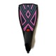 Fin sticker: Geometric "Totem" pink top