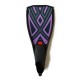 Fin sticker: Geometric "Totem" purple top