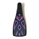 Fin sticker: Geometric "Totem" purple below
